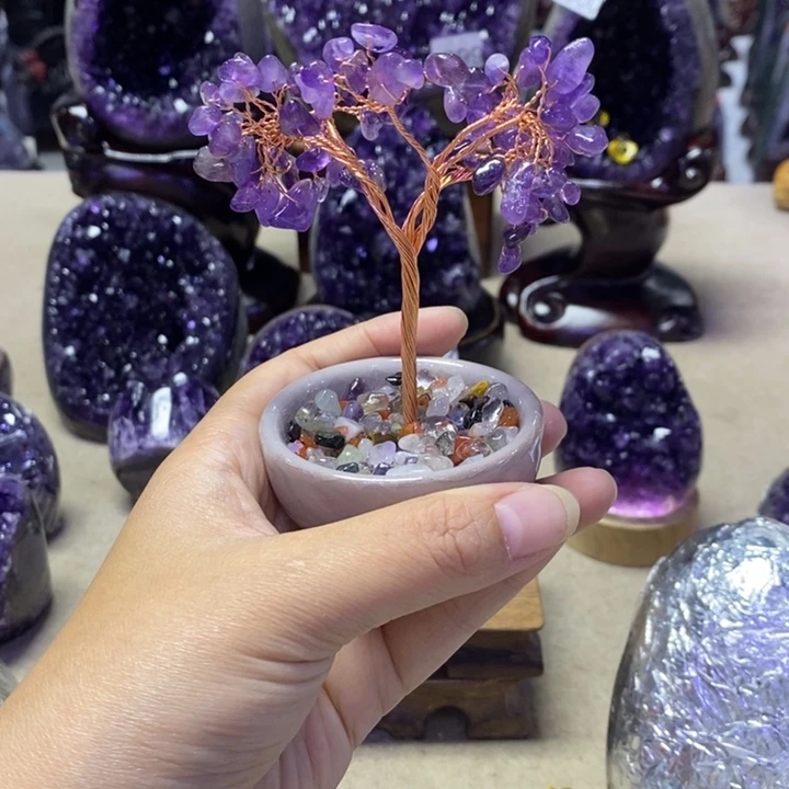 未镶嵌大型摆件（非配饰）紫晶