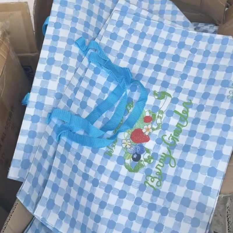 6月30号 手提格子购物袋64X42X20CM NO.退NO.换