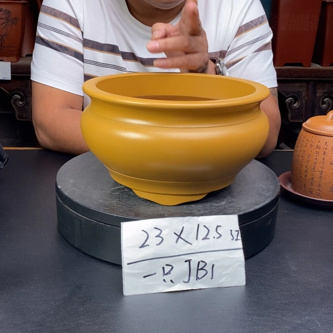紫砂花盆货号一只JB2