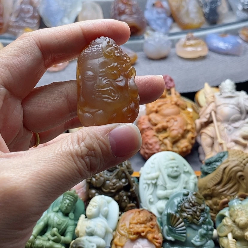 【闪购商品】未镶嵌吊坠定制玛瑙