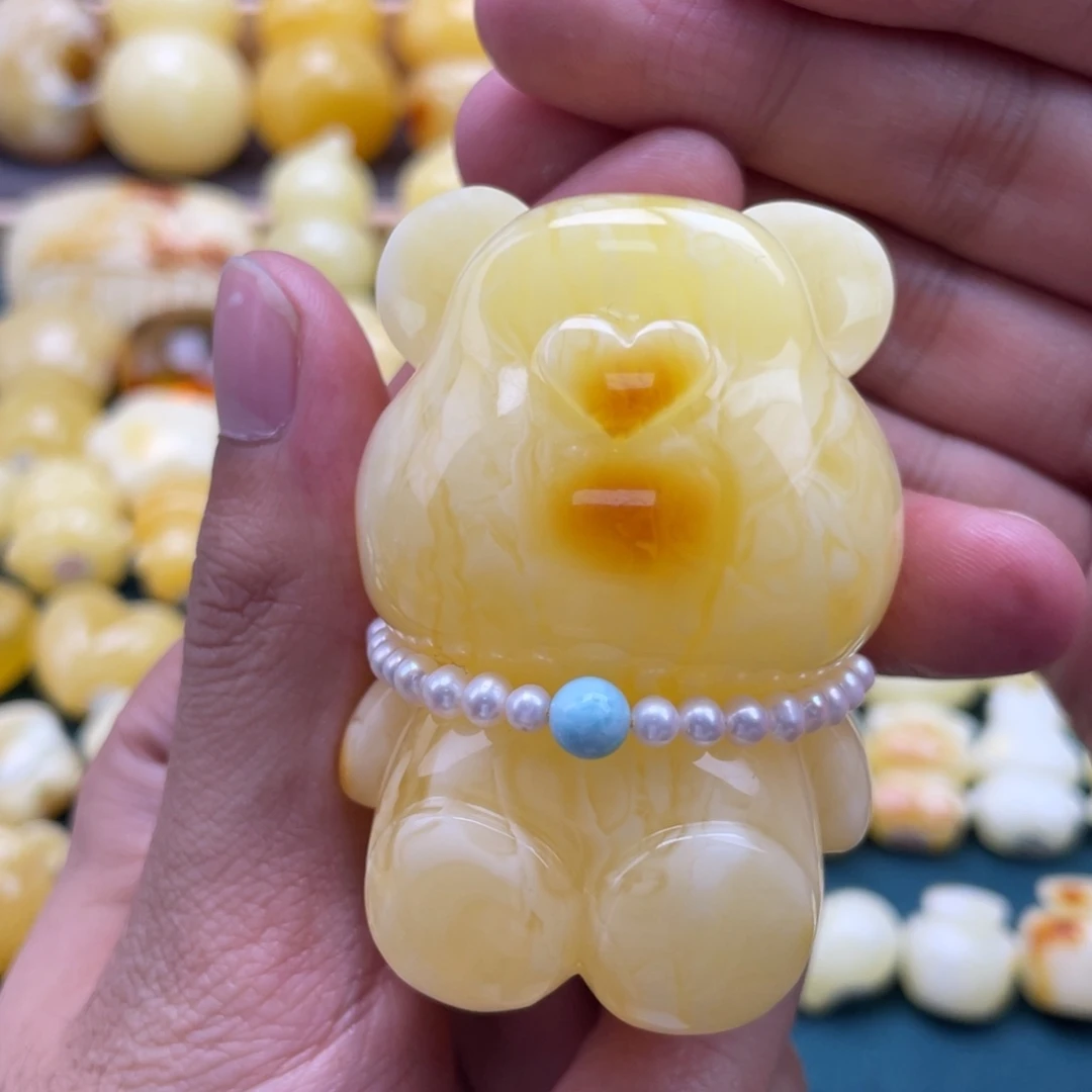 琥珀未镶嵌裸石蜜蜡