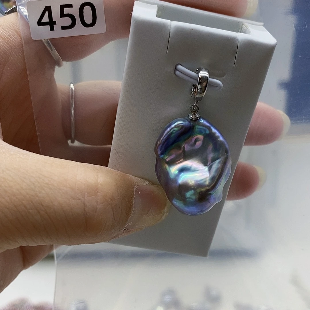 颈饰合金淡水珍珠