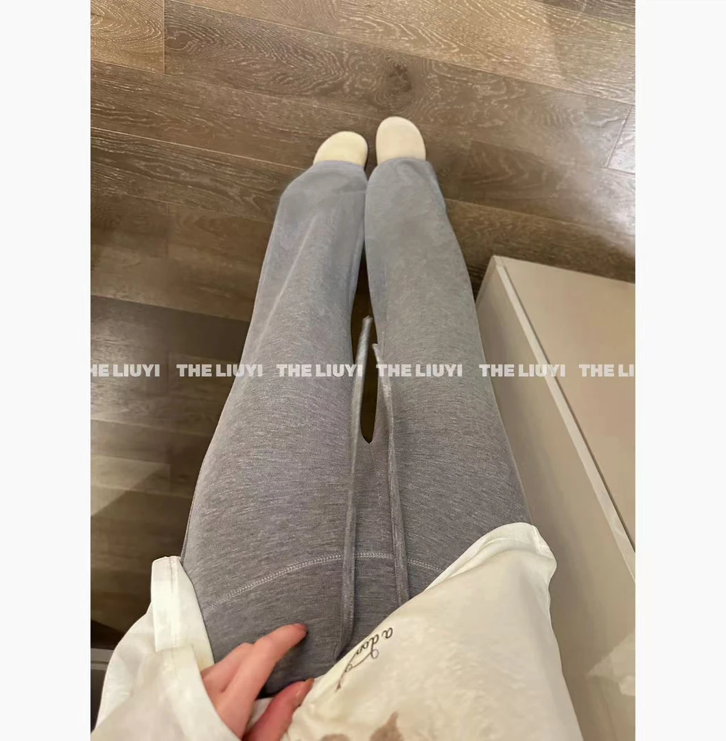 【LIUYI】抖抖裤～夏季裸肤冰感显瘦休闲裤54281