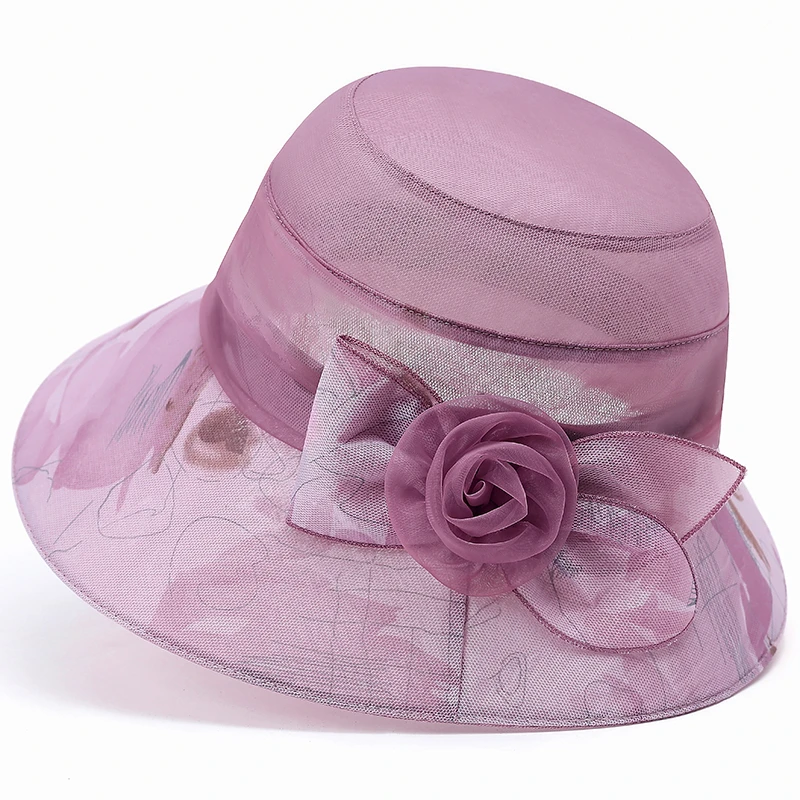 夏季中老年人帽子女中年妈妈遮阳防晒帽薄夏天太阳帽老人奶奶凉帽