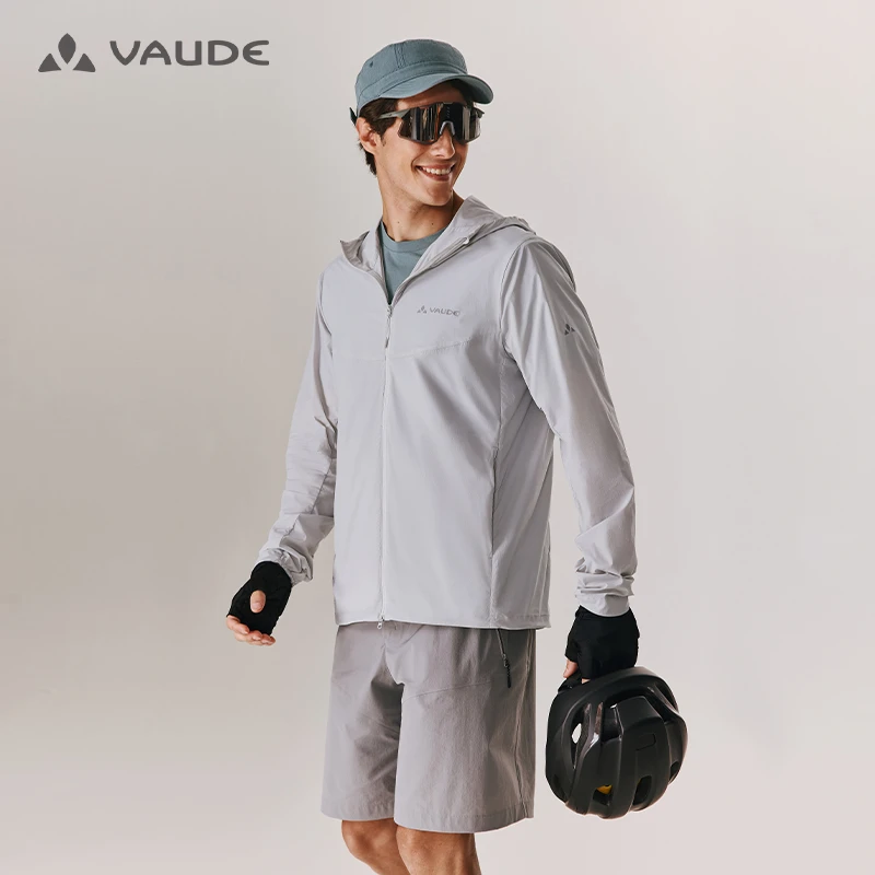 VAUDE【超轻量防晒风壳】夏季UPF100+防晒透气防泼水夹克外套皮肤衣