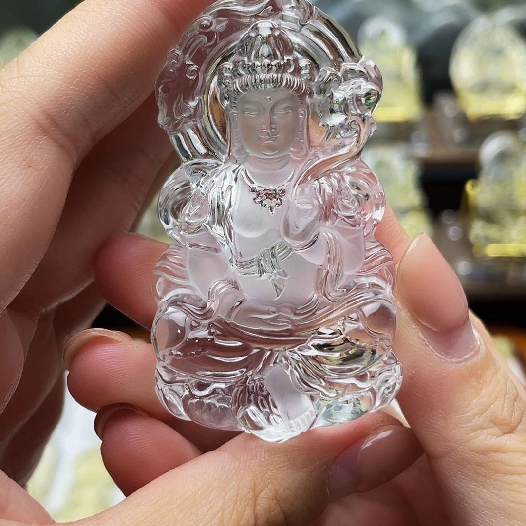 仰***@未镶嵌颈饰水晶大势至