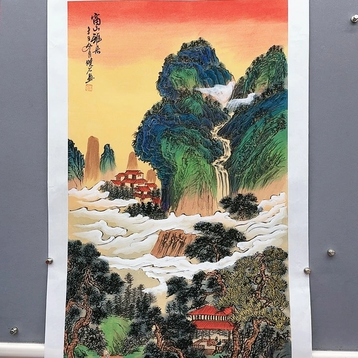 国画书法作品多次参加