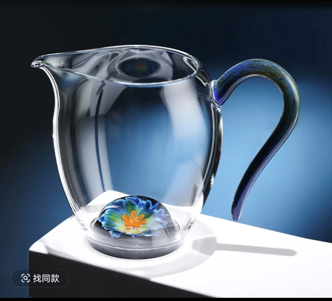 禾器锦·芙韵·怡然茶海 紫金标 高硼硅玻璃公道杯 建议容量：280ml