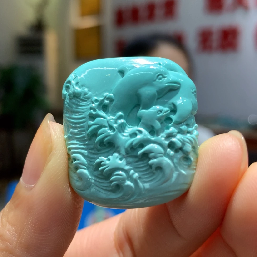 未镶嵌绿松石吊坠