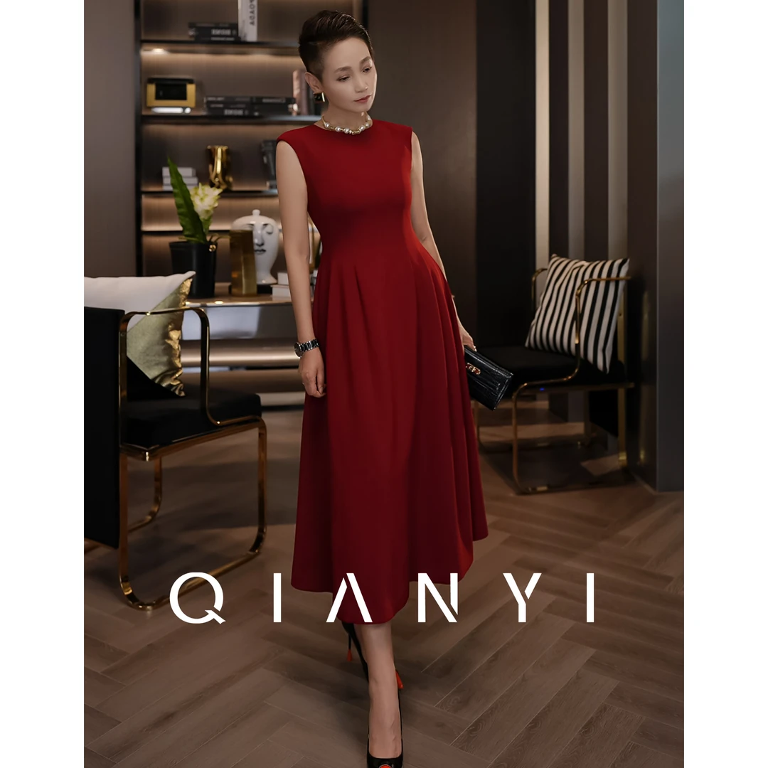 2025夏季新款法式轻奢高级感气质百搭醋酸收腰纤屹原创