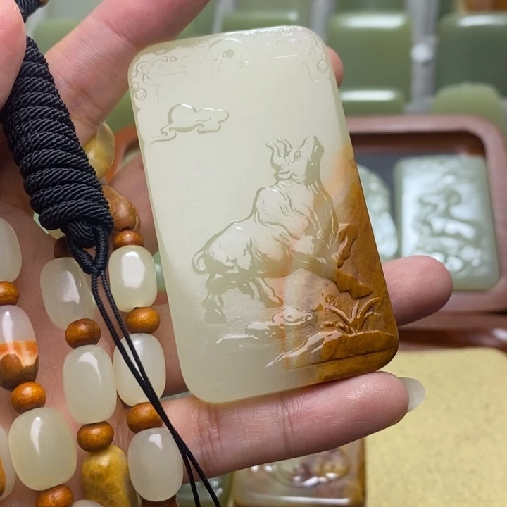 ℳ***ℯ俏色巧雕牛守护11111