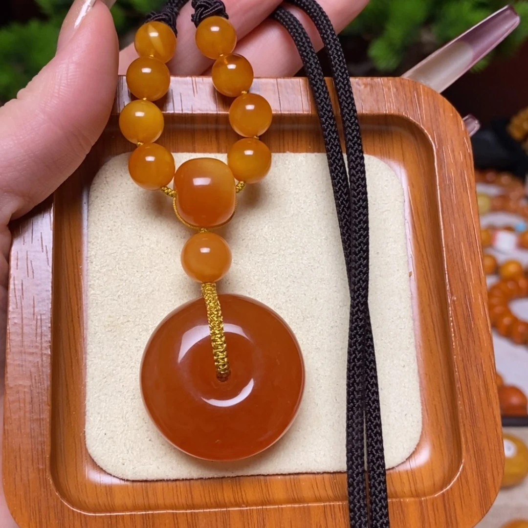 【闪购商品】蜜蜡颈饰未镶嵌项链