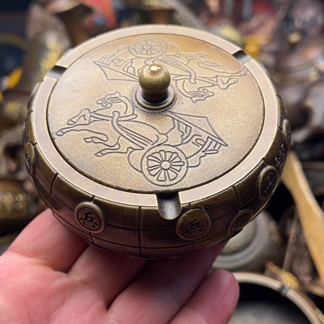 茶壶香炉铜器摆件
