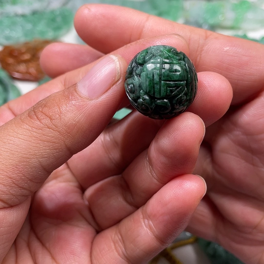 颈饰未镶嵌翡翠翡玉缘翡翠