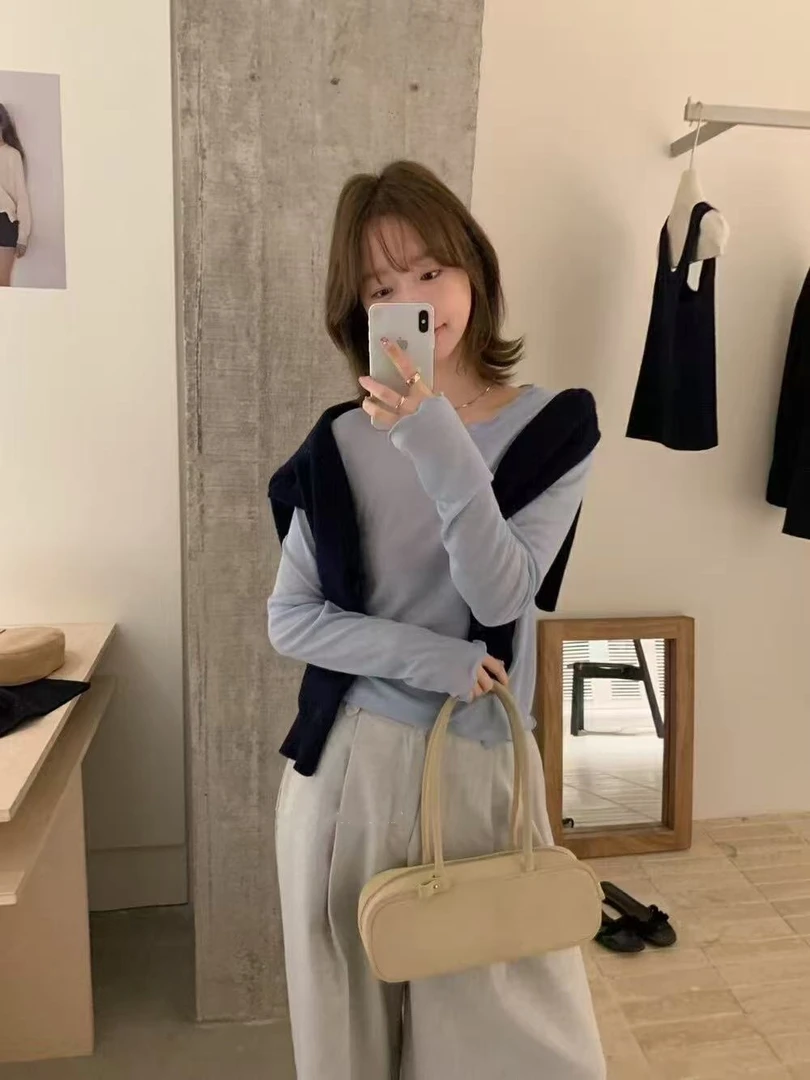 韩系木耳边水溶细羊打底