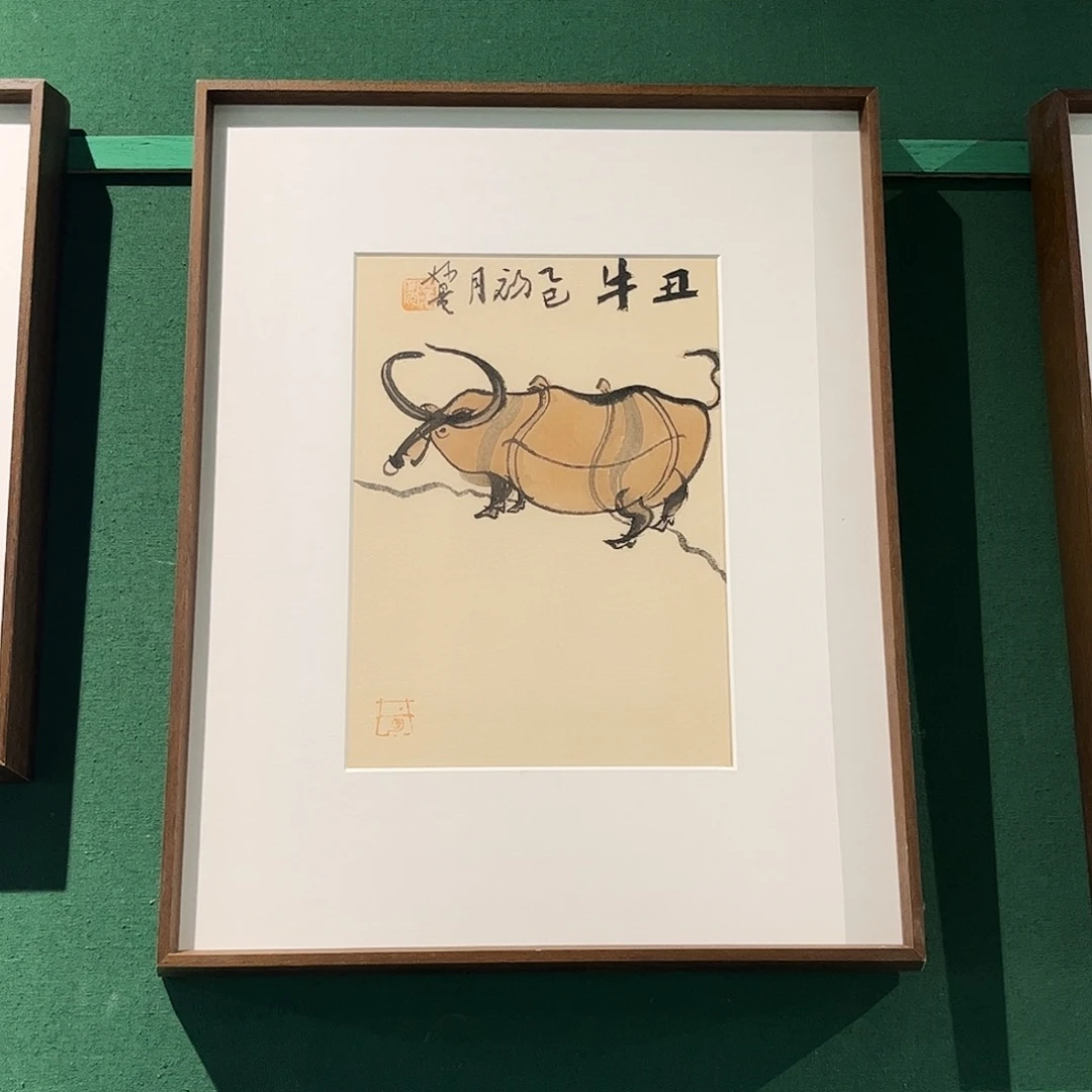 国画董亮带框精装裱福利