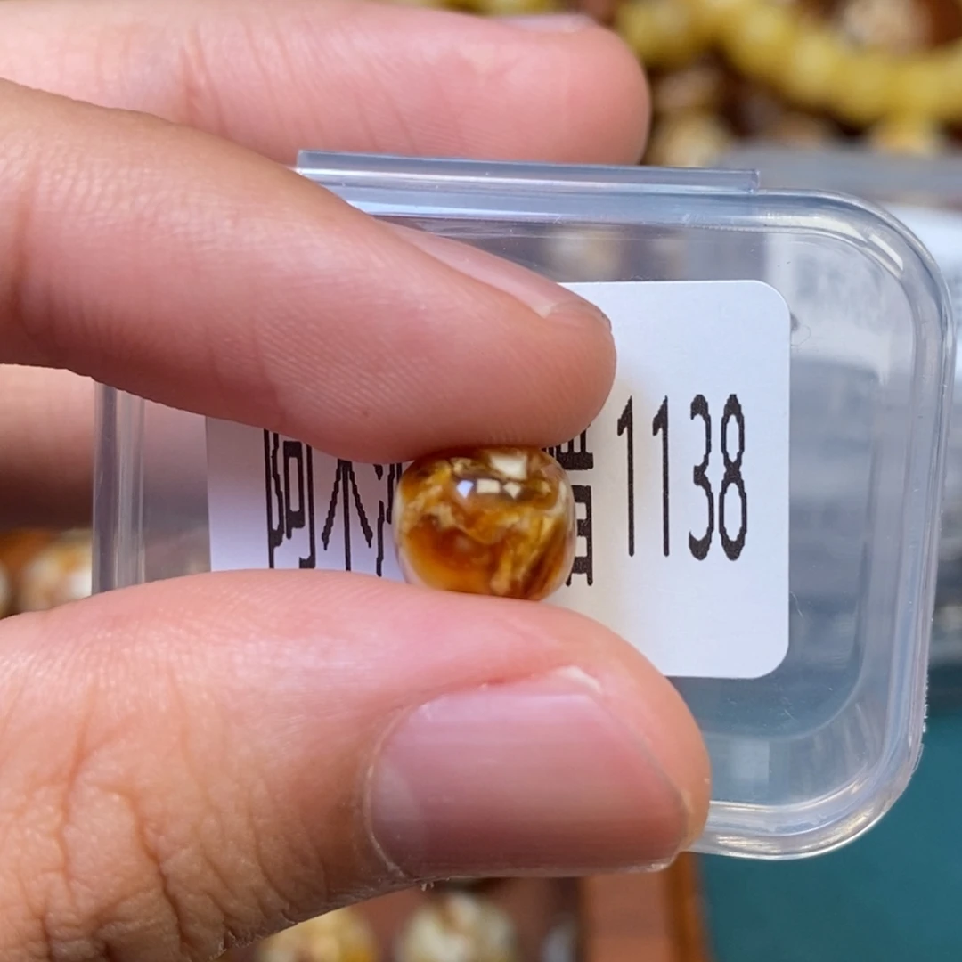 猴头核桃把件沁色圆珠老型1138