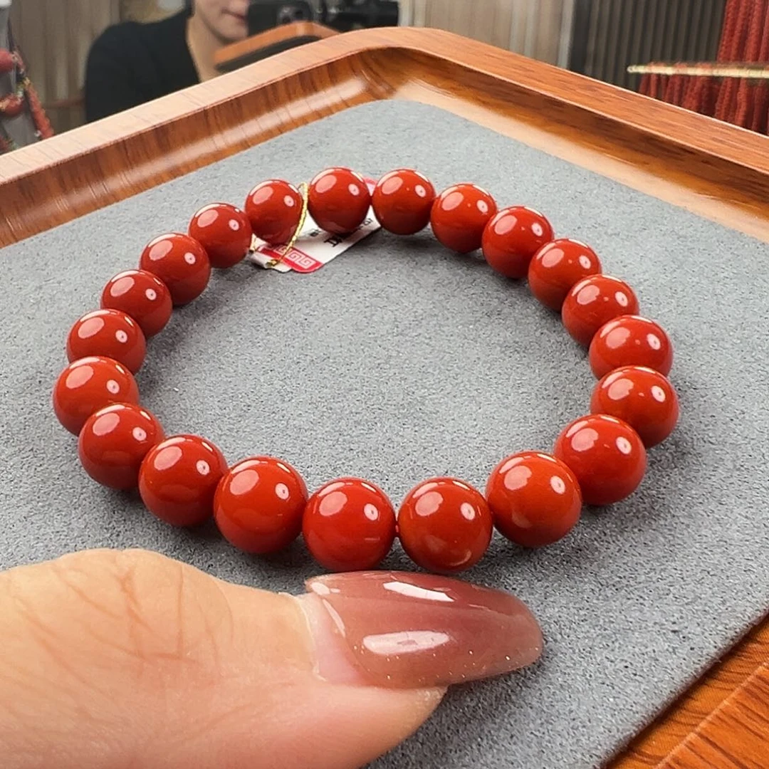 南红玛瑙手串未镶嵌