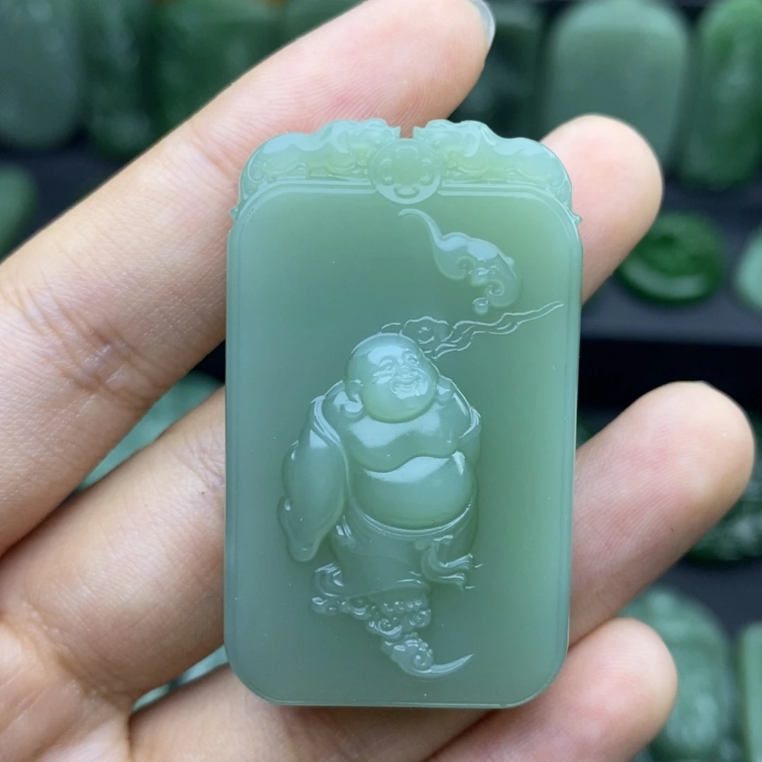 和田玉（碧玉）未镶嵌挂件