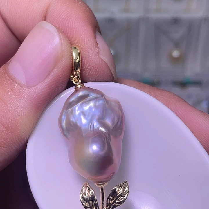 颈饰合金淡水珍珠32