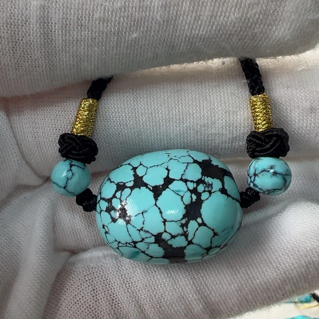 未镶嵌绿松石随形18.3mm