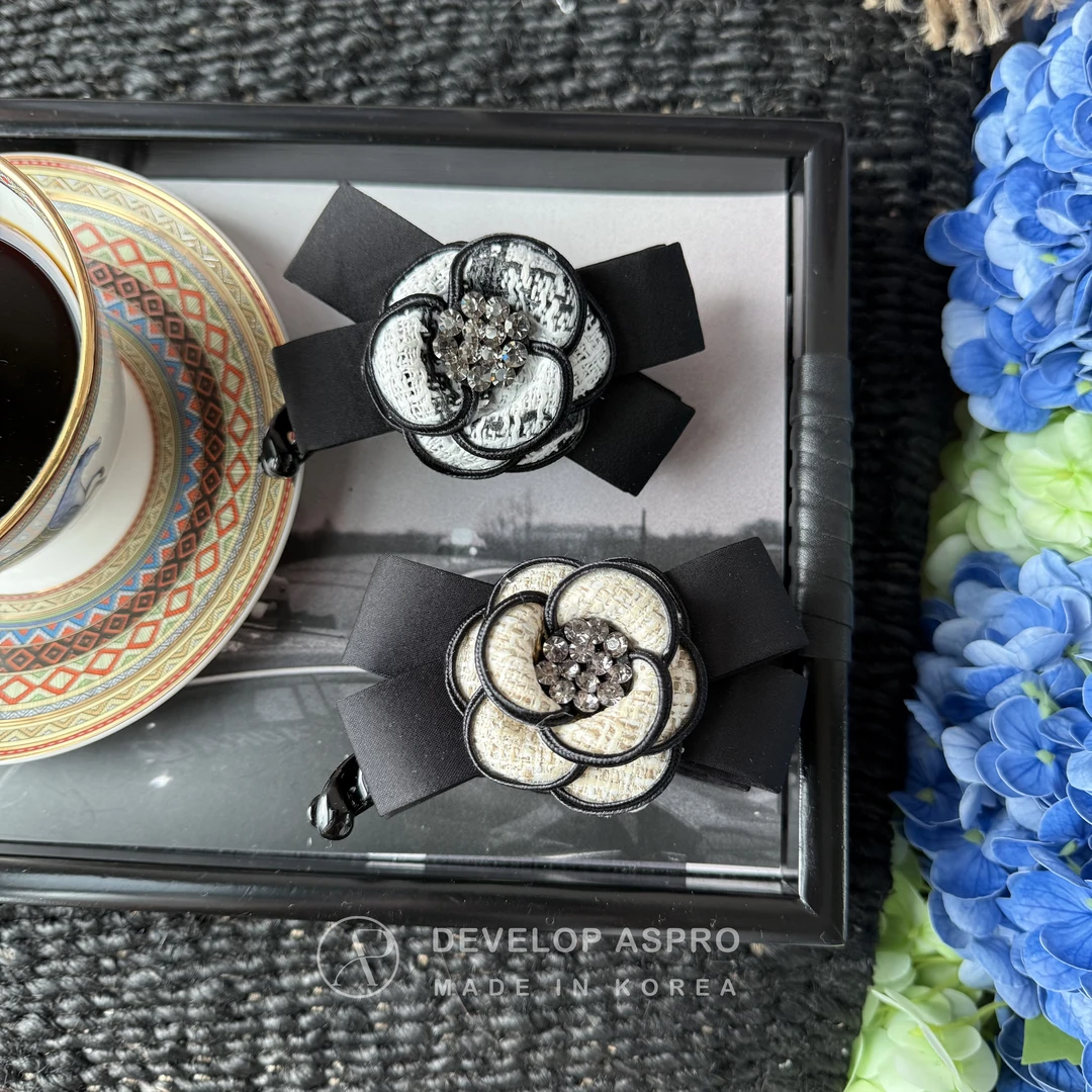 【现货 涛涛设计款】韩国新款发夹正品爆款山茶花香蕉夹XP116