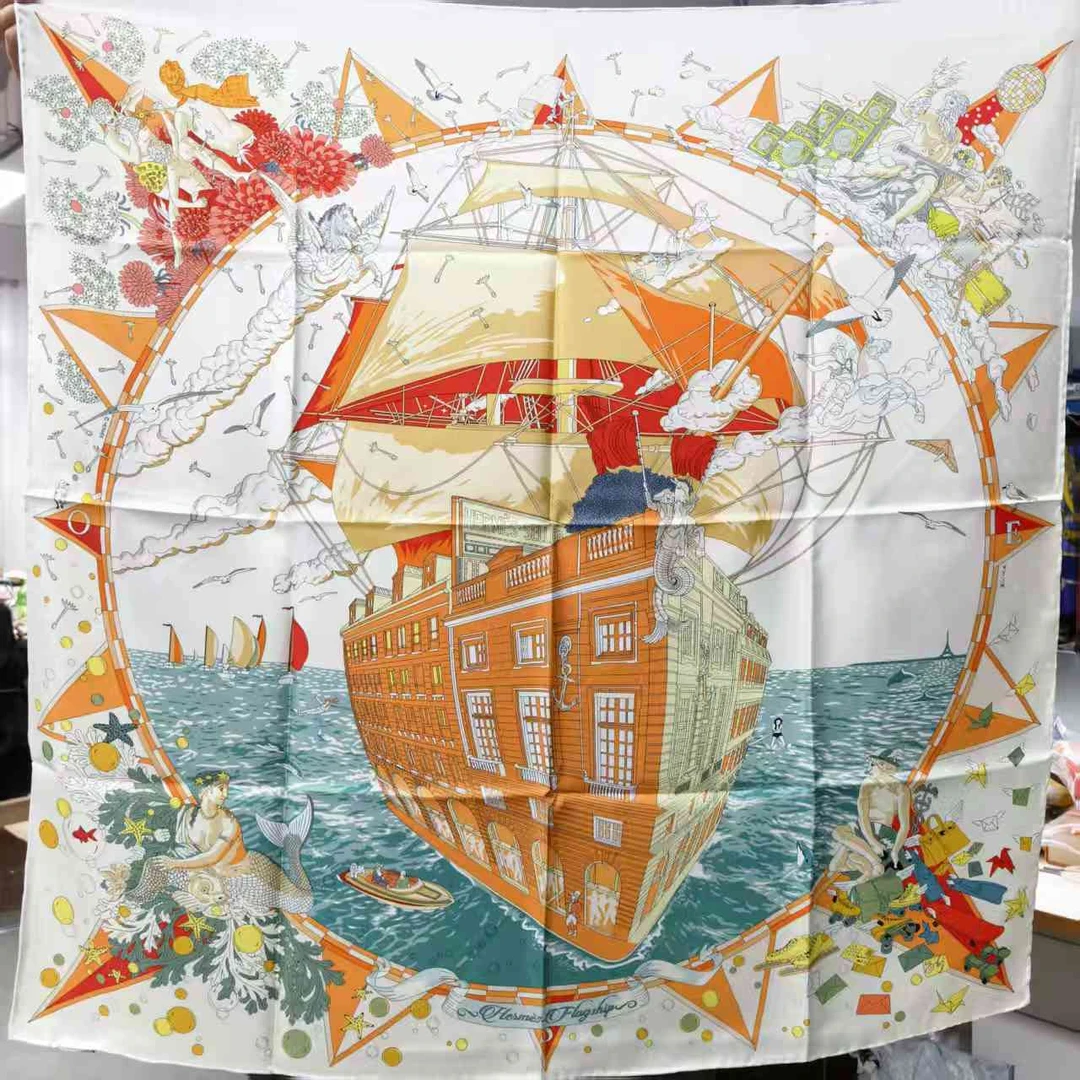 99新 Hermes/爱马仕  海囤J/爱马仕丝巾/my51026