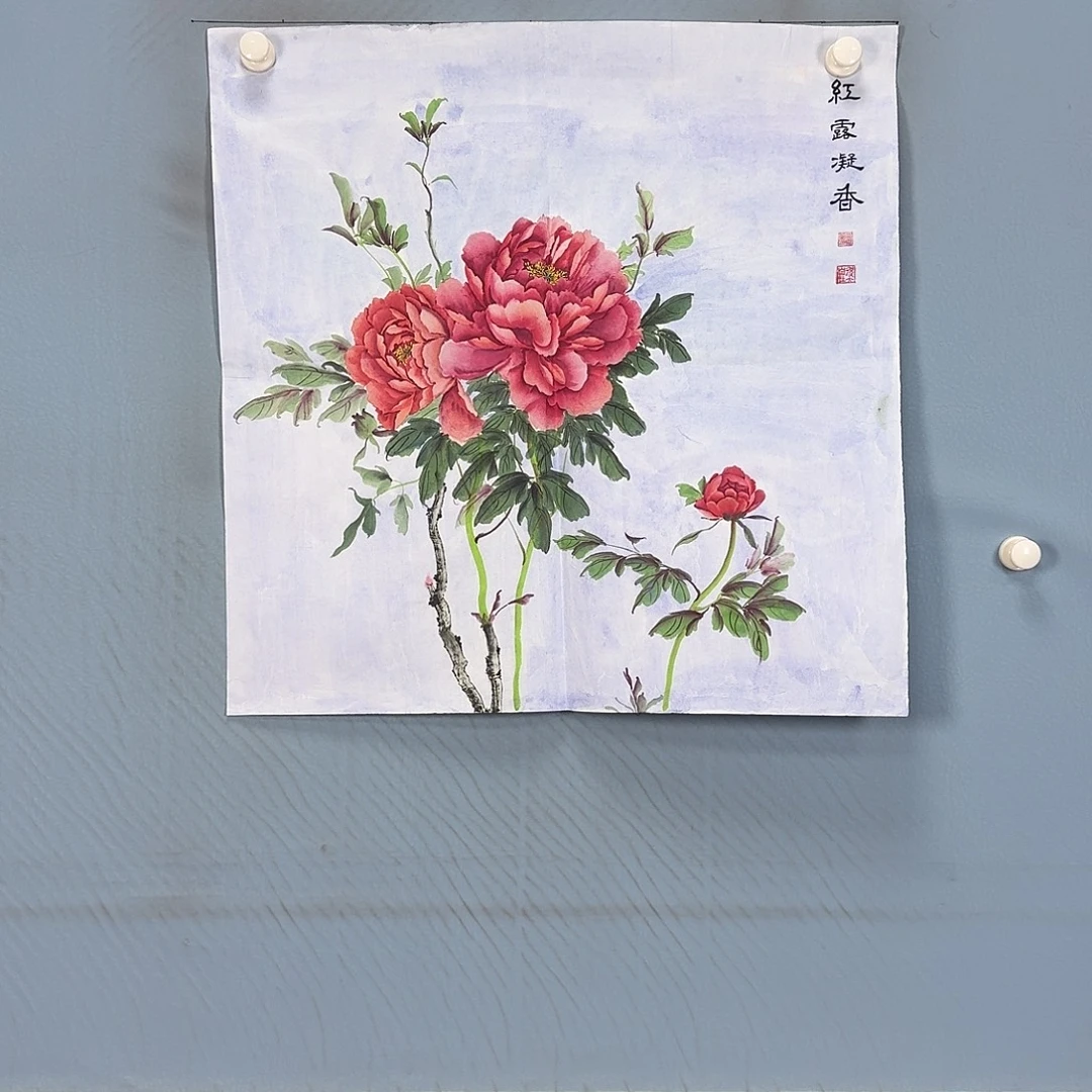 国画445 牡丹一如你初