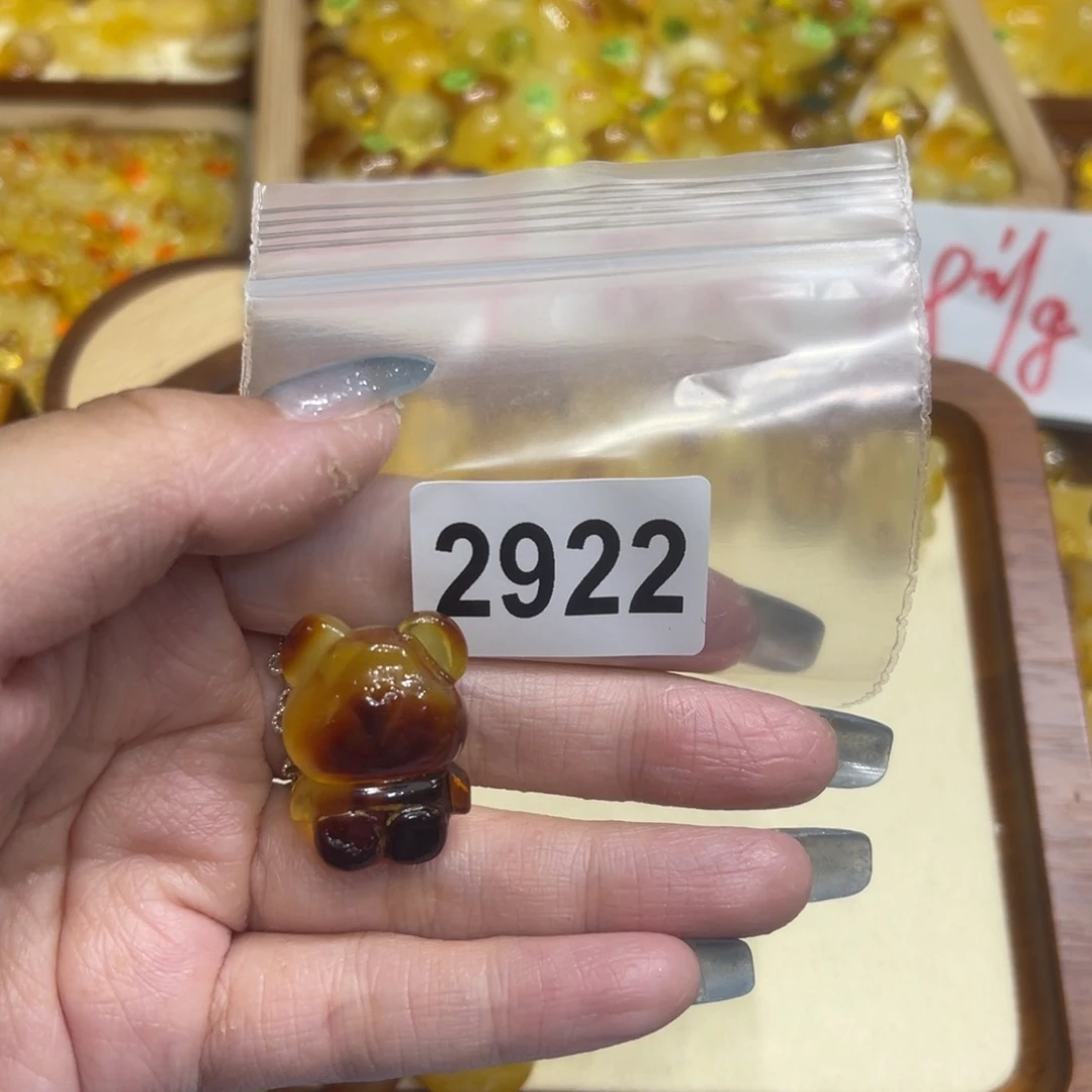 琥珀颈饰未镶嵌亲亲