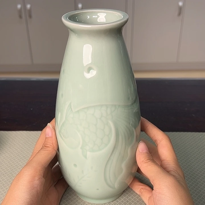 龙泉云间青瓷小米茶器