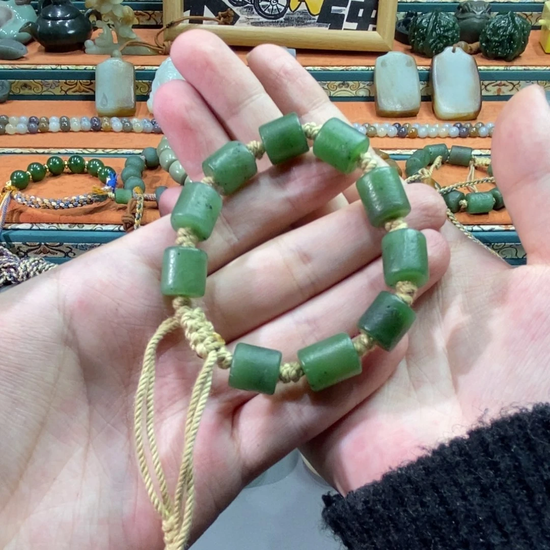 和田玉颈饰未镶嵌肥**森