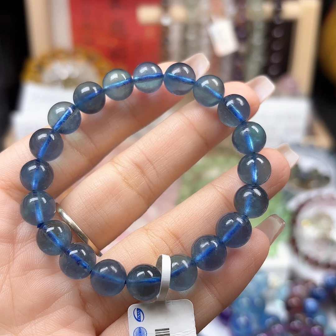 水晶手链未镶嵌海蓝宝9