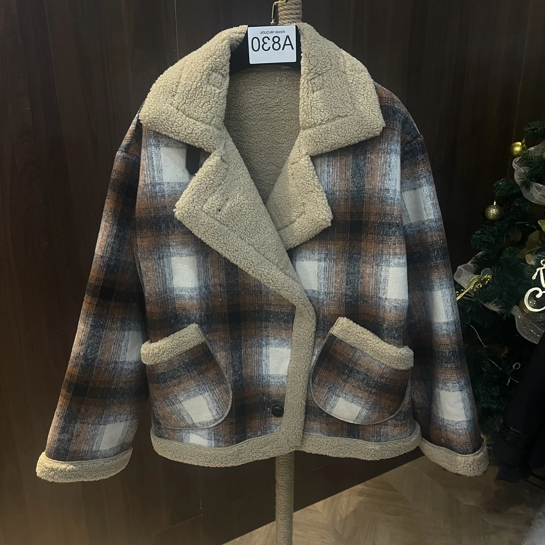 YDD•「A830」秋冬新款简约宽松时尚潮流休闲设计师百搭上衣SH-9911