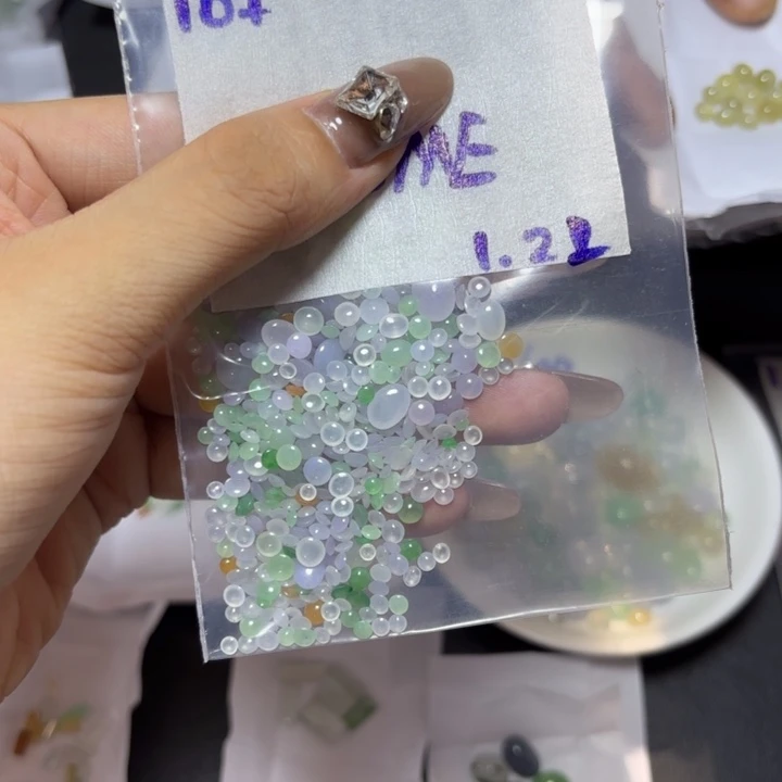 定制翡翠未镶嵌紫****不