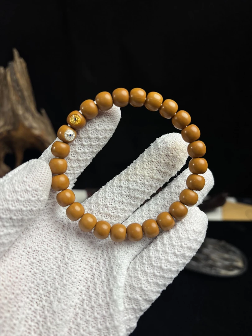 全品无暇精工毕业级小尺寸老型猴头核桃手串原皮原色双标9小