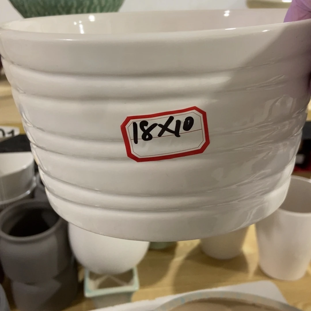 红陶高温陶瓷花盆