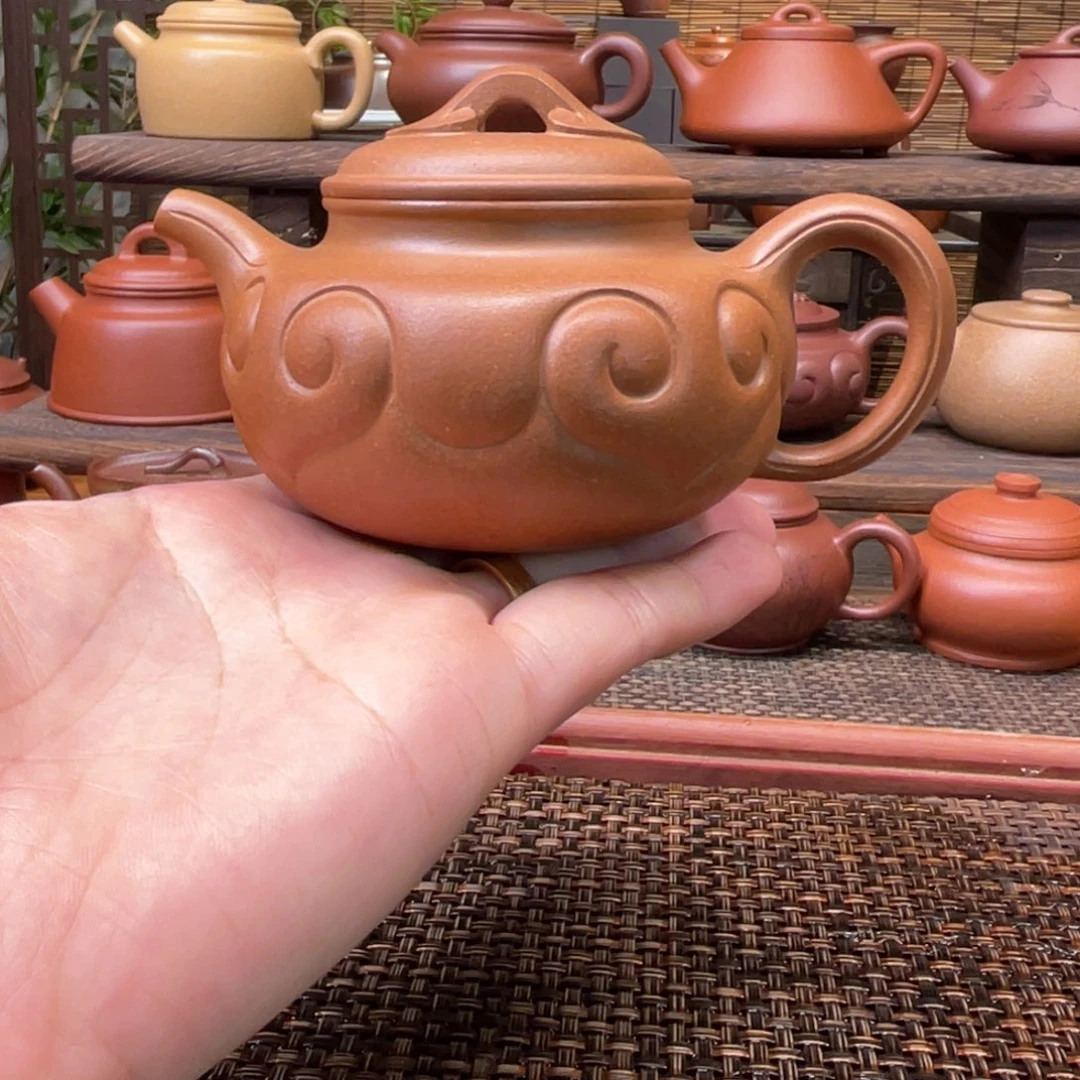 茶壶紫砂宜兴原矿紫砂手工制150