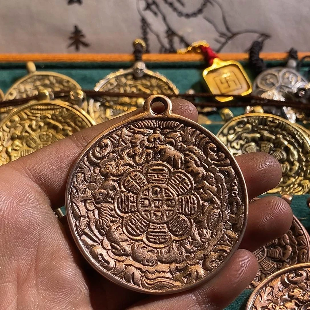 铜合金猪鼻紫金利玛九宫