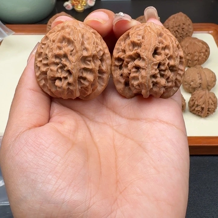 文玩核桃把件苹果我全品38