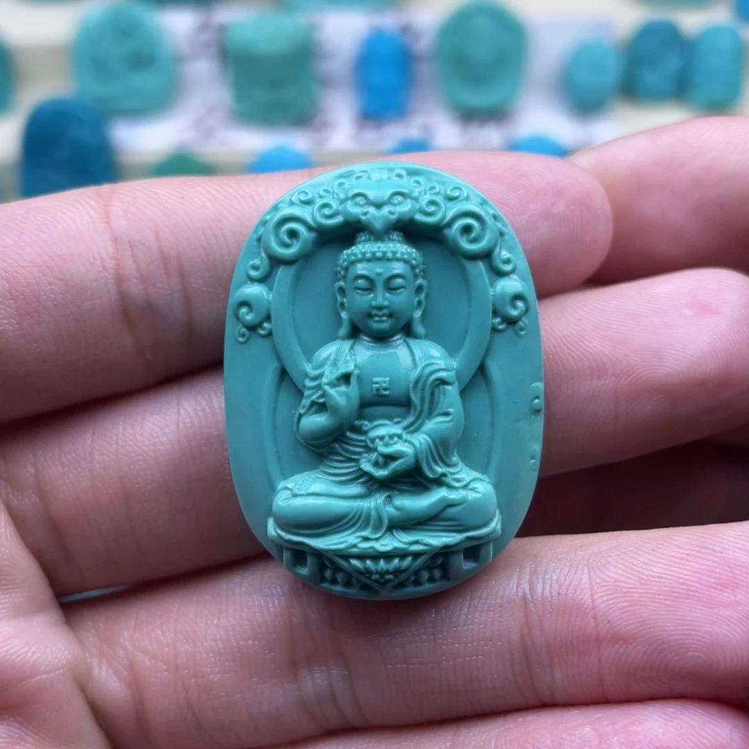 绿松石珠宝奇石未镶嵌