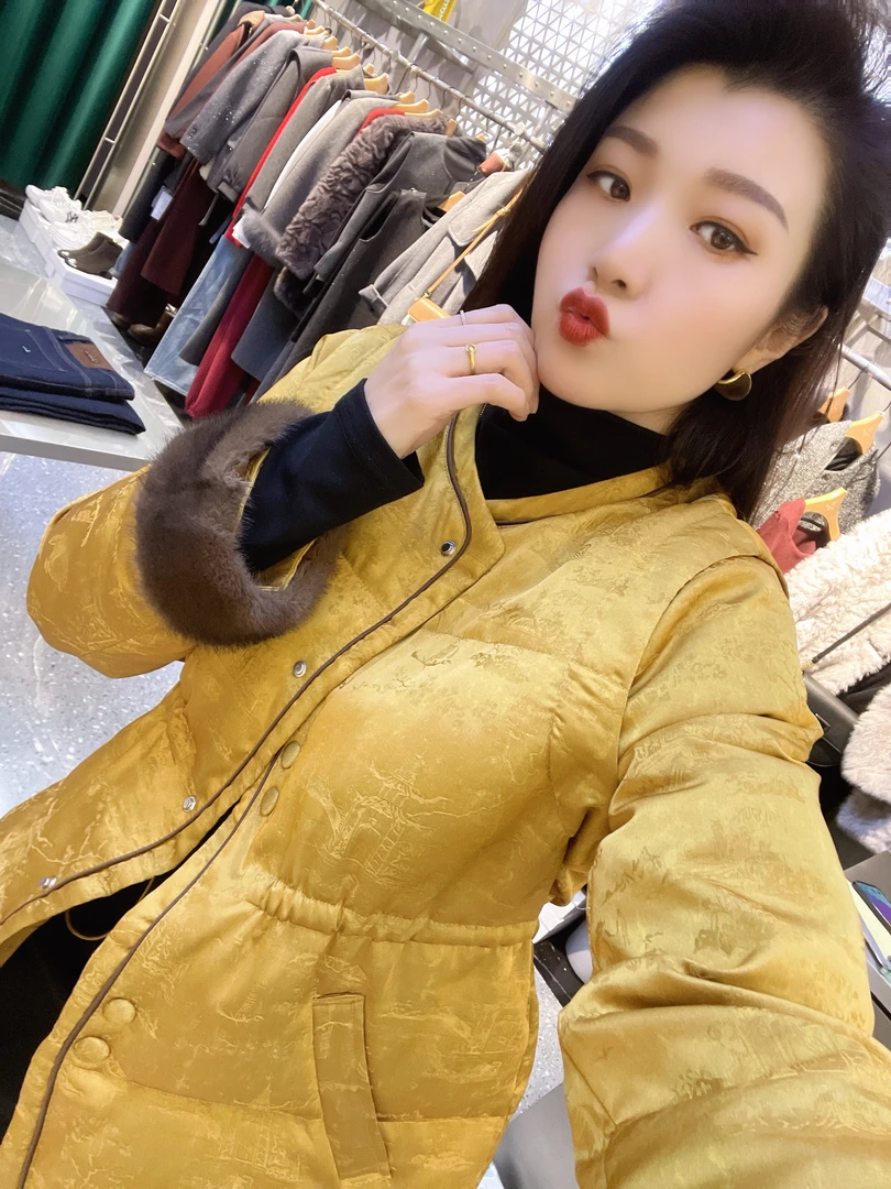 莉姐：28121#中长款国风外套