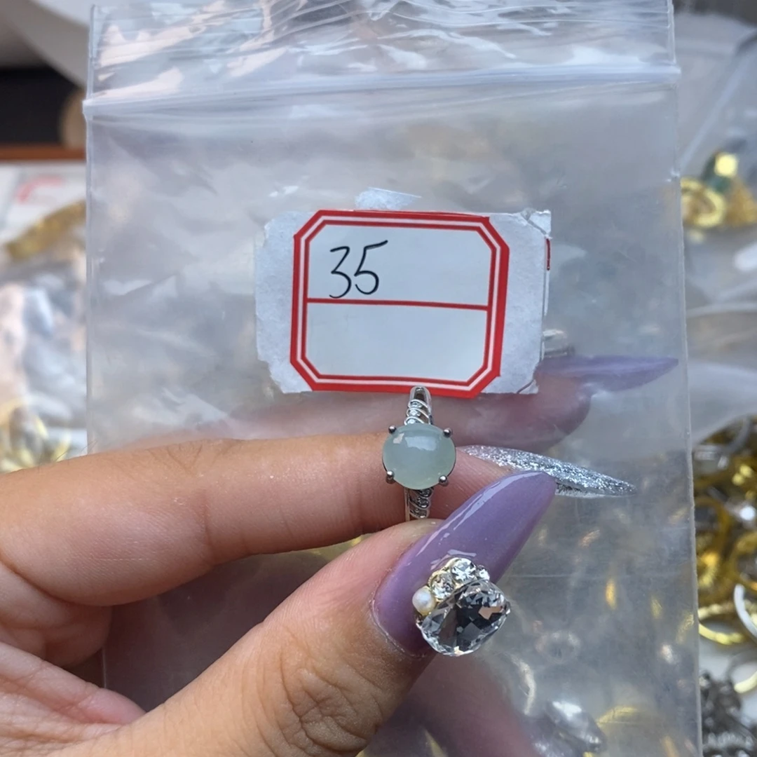 翡翠戒指合金翡翠首饰