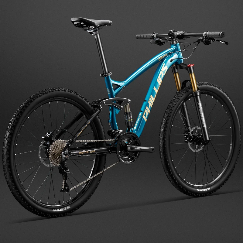 PHILLIPS/菲利普铝合金山地车自行车变速双减震越野赛车 经典