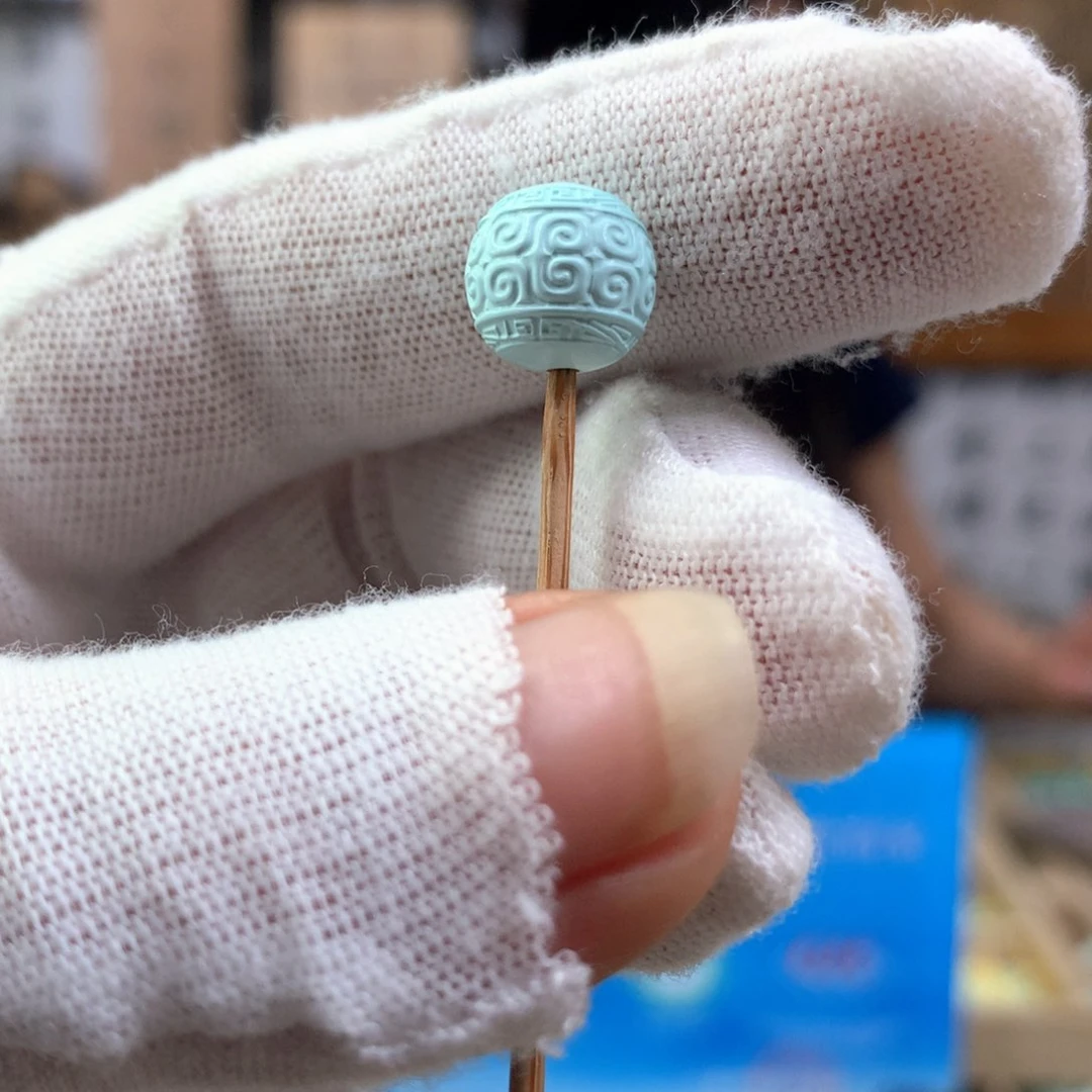 绿松石未镶嵌挂件