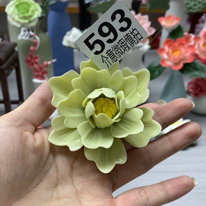 陶瓷手工制作陶瓷花