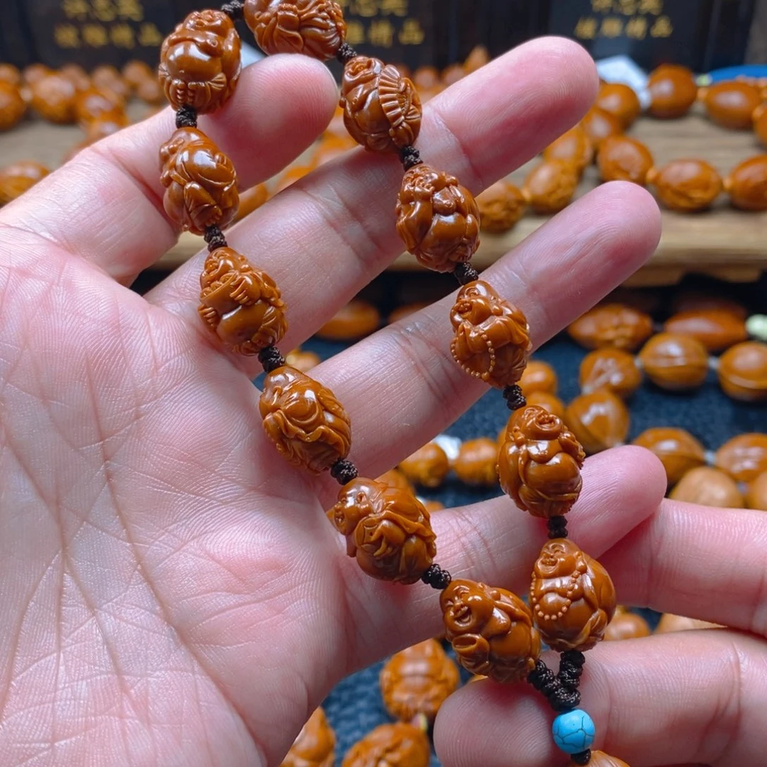 橄榄核手串/手链许忠英1.25十二弥勒一团和气（不预定）