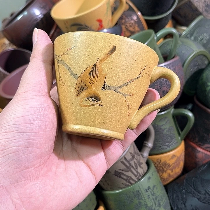 茶杯紫砂全手工紫砂主人杯