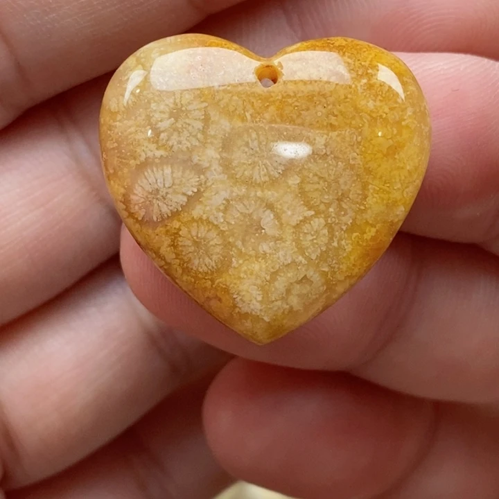 硅化珊瑚（珊瑚玉）未镶嵌颈饰