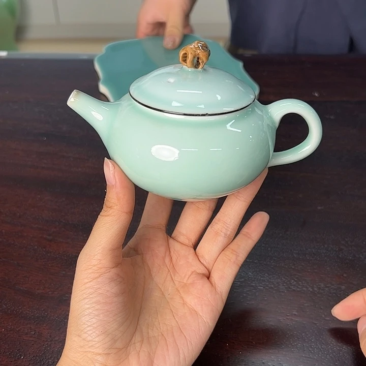 龙泉云间青瓷小米茶器
