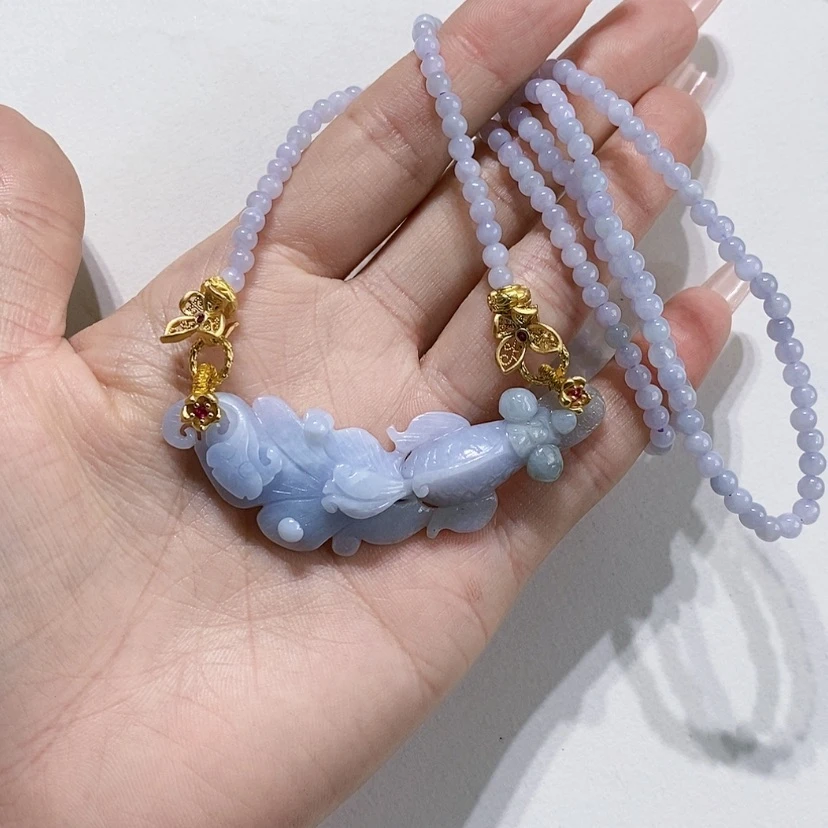 【闪购商品】翡翠未镶嵌颈饰
